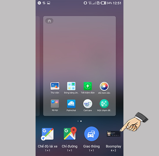 Thêm Widget vào màn hình